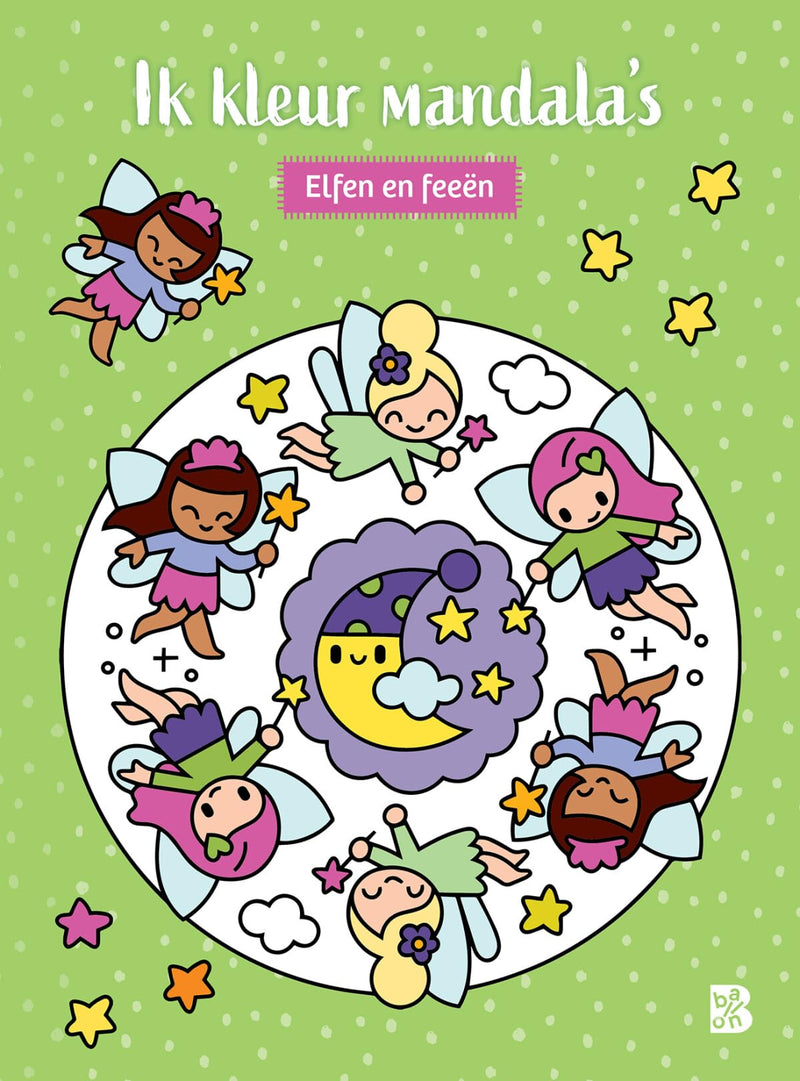 Elfen en feeën (Ik kleur mandala's, 1
