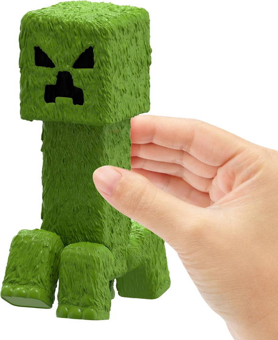 Mattel Minecraft Large-Scale Action Figure, 12-inch Posable Creeper Toy Collectible Inspired by A Minecraft Movie, JFR66
