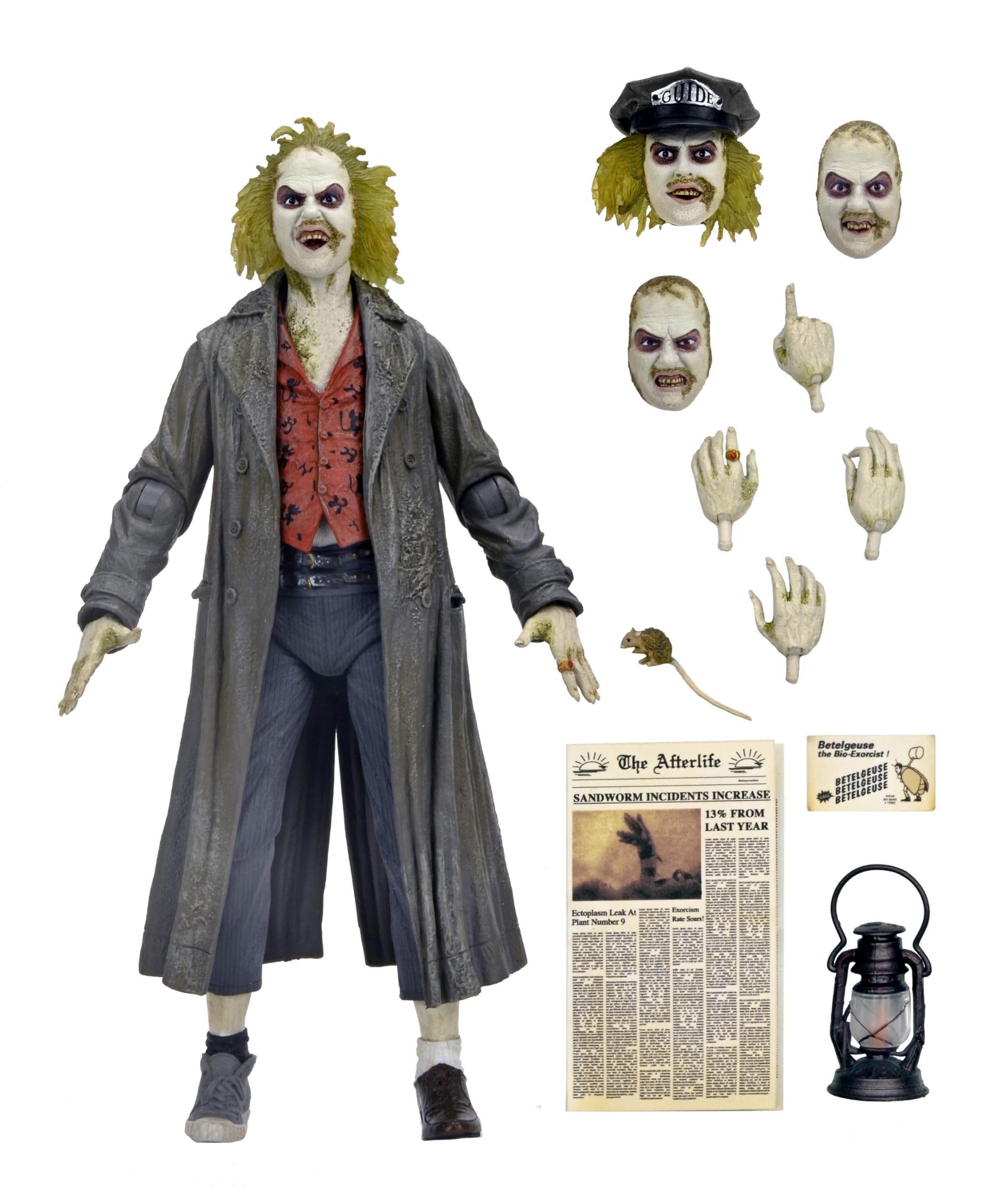 Beetlejuice (1988) Ult. Beetlejuice Tour Guide Figure