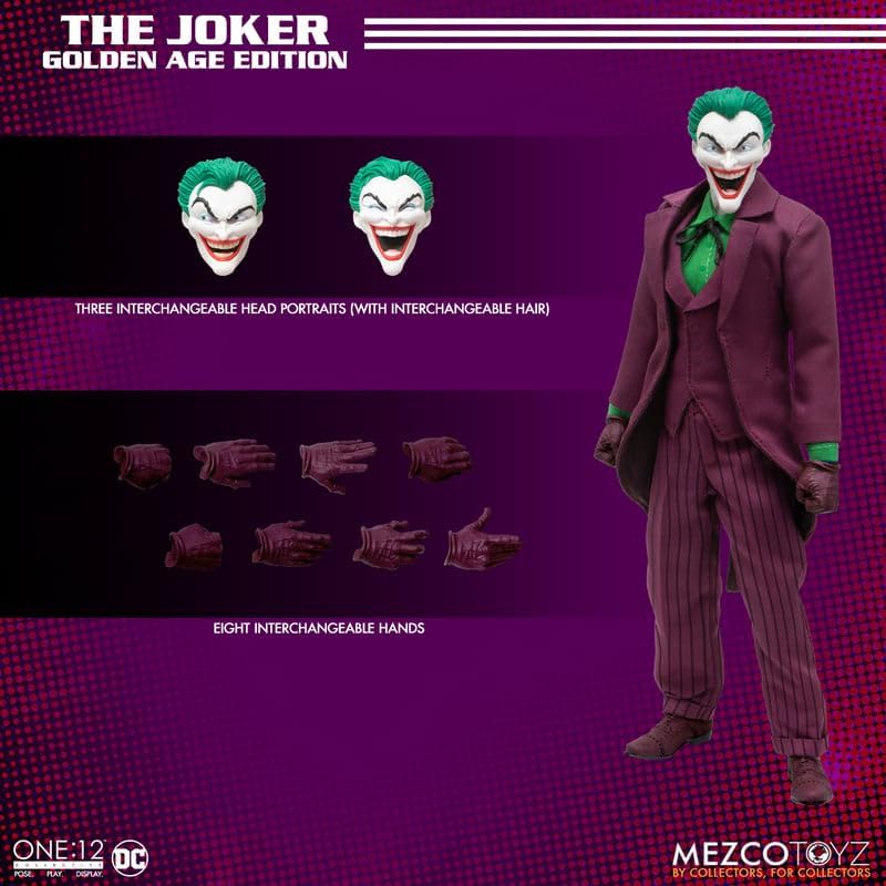 DC Comics figurine 1/12 The Joker (Golden Age Edition) 16 cm