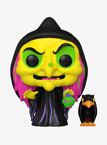 Funko Pop! Vinyl: Disney Villains - Disguised Evil Queen with Raven *Blacklight* (BoxLunch Exclusive), 76719