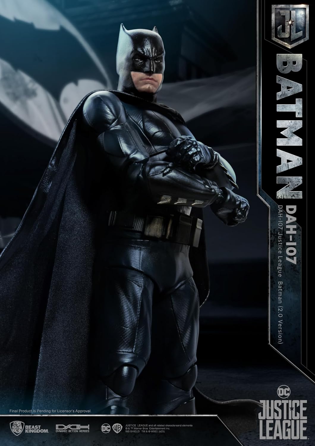 The Justice League: Batman (Version 2.0) DAH-107 Dynamic 8-ction Figure