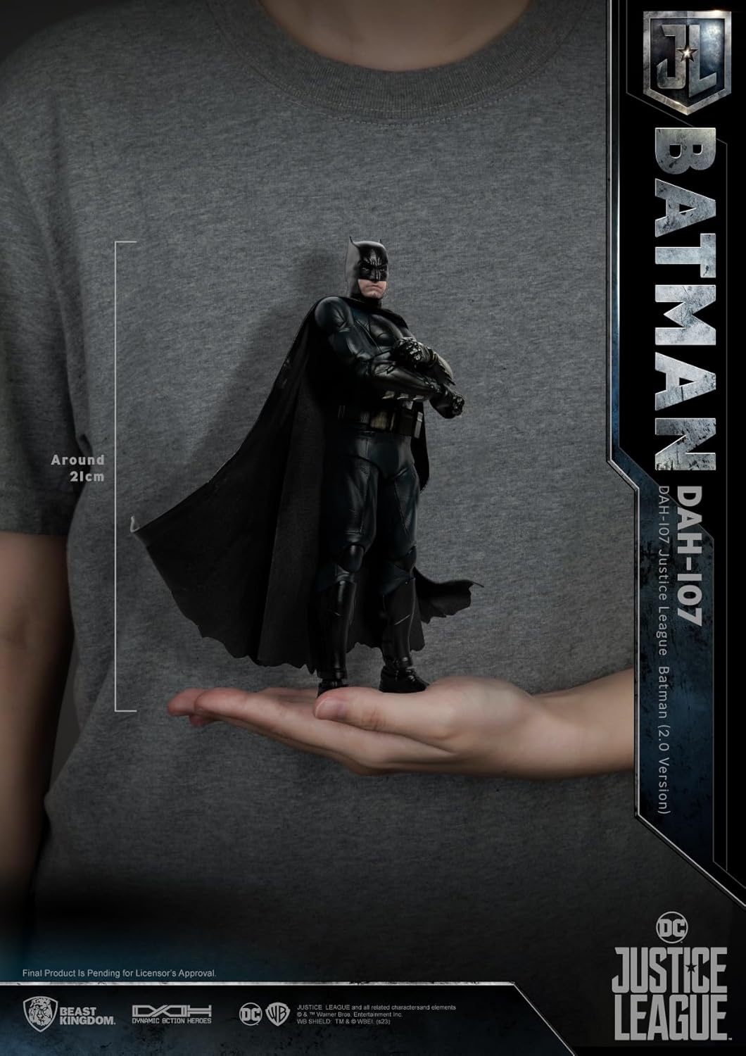 The Justice League: Batman (Version 2.0) DAH-107 Dynamic 8-ction Figure