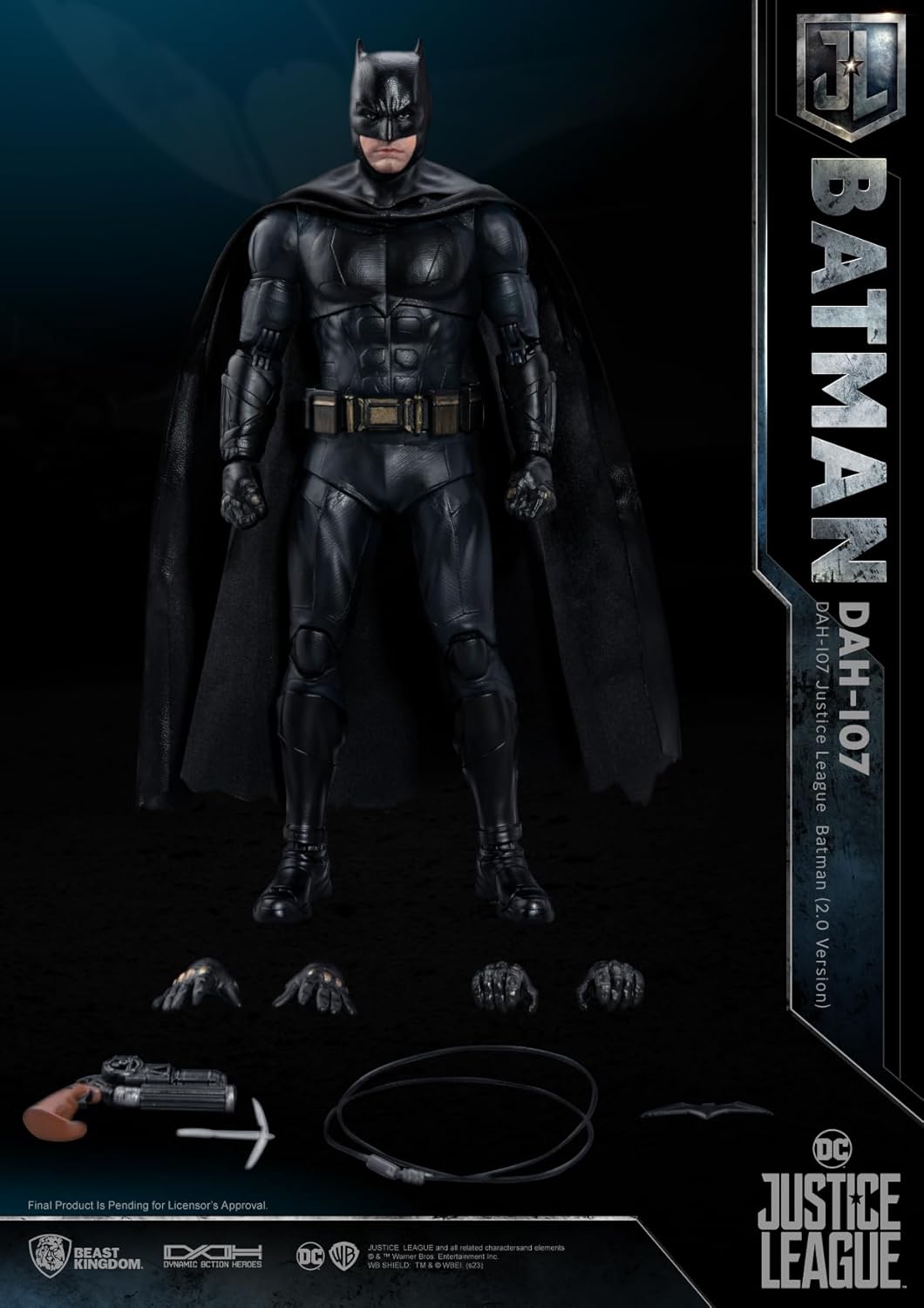 The Justice League: Batman (Version 2.0) DAH-107 Dynamic 8-ction Figure
