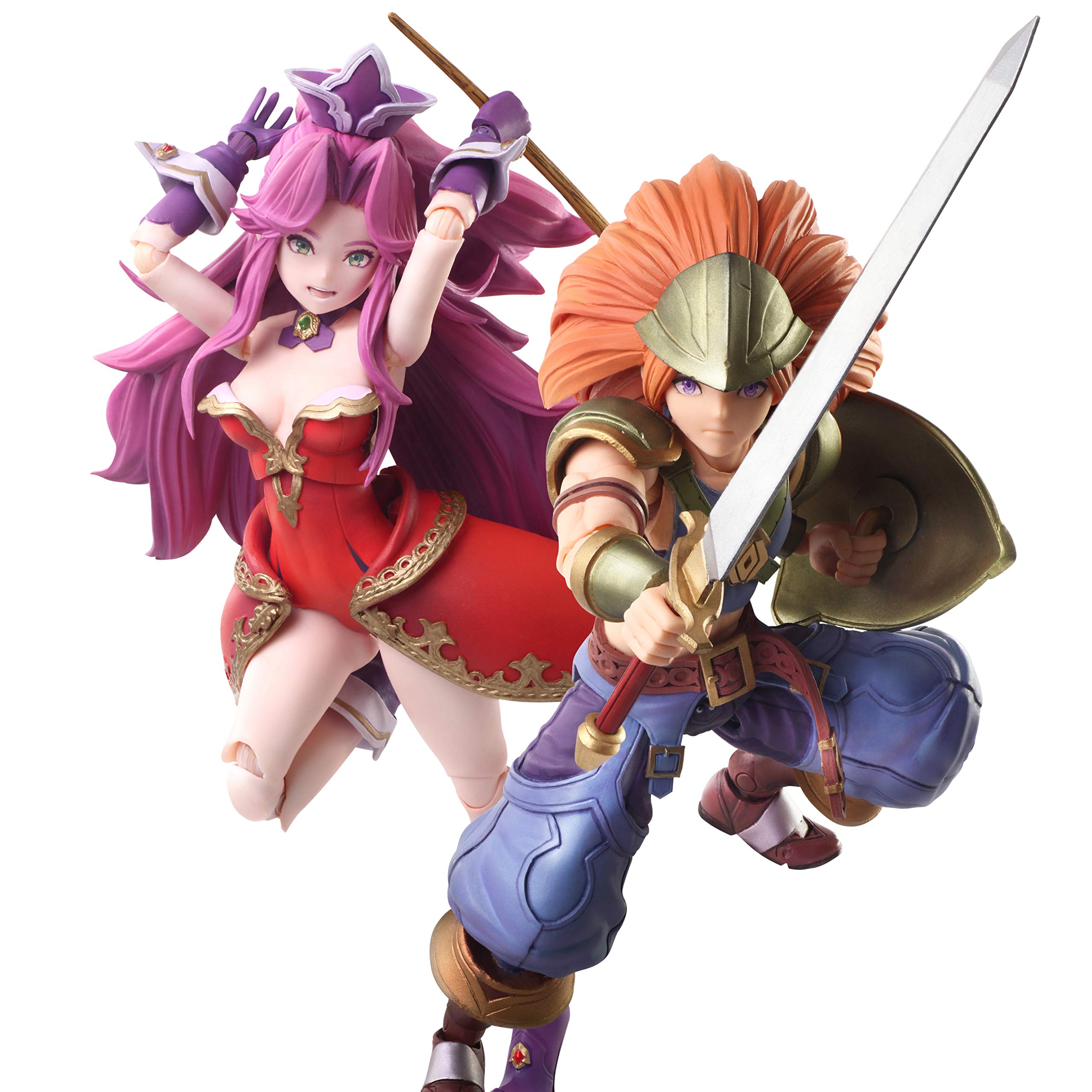 Square Enix - TRIALS OF MANA BRING ARTS ACTION FIGURE - DURAN & ANGELA