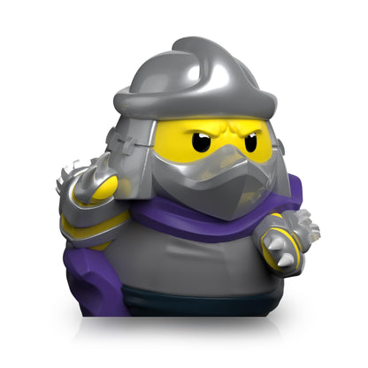 TUBBZ First Edition Shredder - Figura Coleccionable de Pato de Goma de Vinilo - Producto Oficial de Las Tortugas Ninja Mutantes Adolescentes - Videojuegos de acción, TV y películas