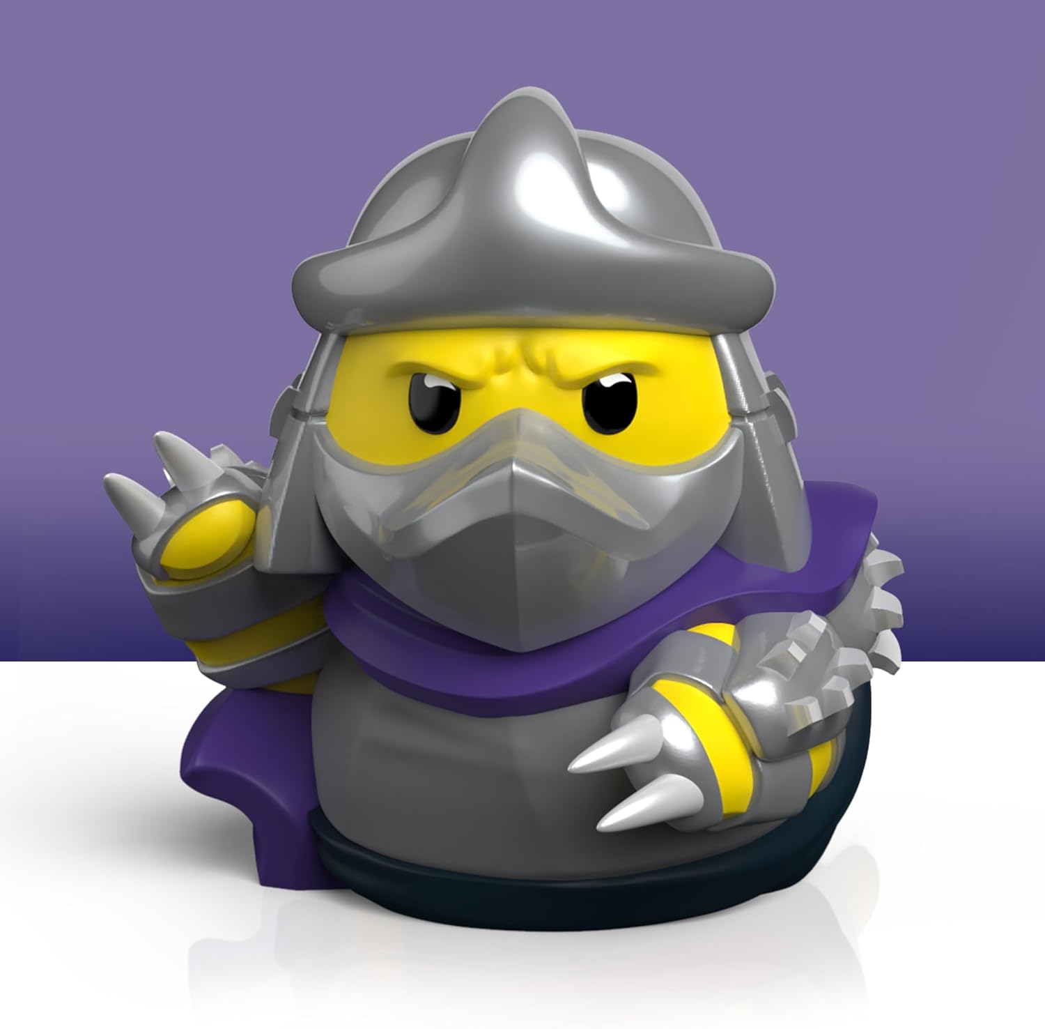 TUBBZ First Edition Shredder - Figura Coleccionable de Pato de Goma de Vinilo - Producto Oficial de Las Tortugas Ninja Mutantes Adolescentes - Videojuegos de acción, TV y películas