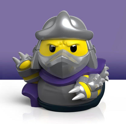 TUBBZ First Edition Shredder - Figura Coleccionable de Pato de Goma de Vinilo - Producto Oficial de Las Tortugas Ninja Mutantes Adolescentes - Videojuegos de acción, TV y películas