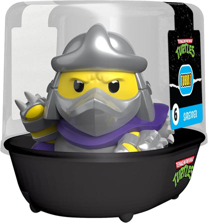 TUBBZ First Edition Shredder - Figura Coleccionable de Pato de Goma de Vinilo - Producto Oficial de Las Tortugas Ninja Mutantes Adolescentes - Videojuegos de acción, TV y películas