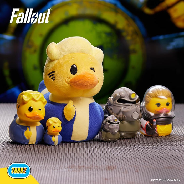 TUBBZ Peluche: Fallout - Vault Boy Juguete Coleccionable de Pato de Goma de Peluche Disfrazado
