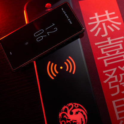 House of the Dragon Mousepad mit Ladefunktion