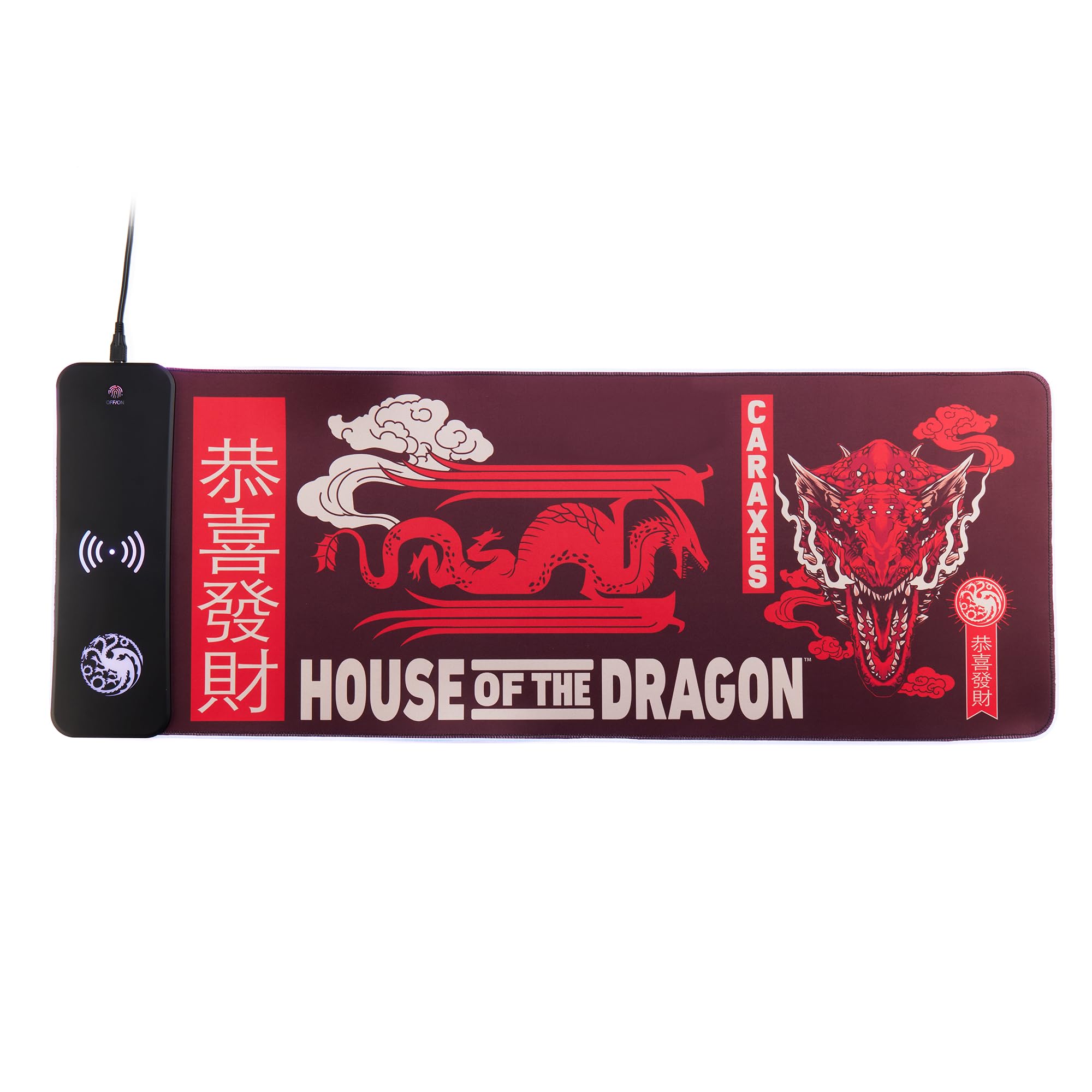 House of the Dragon Mousepad mit Ladefunktion