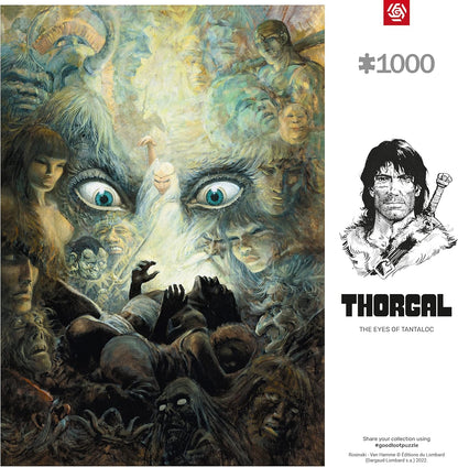 Good Loot Comic Book Puzzle Series Thorgal The Eyes of Tanatloc Jigsaw Puzzles Game puzzles for teens and adults Fun ideas Inspired by a comic strip | 1000 pieces | 68 x 48 cm