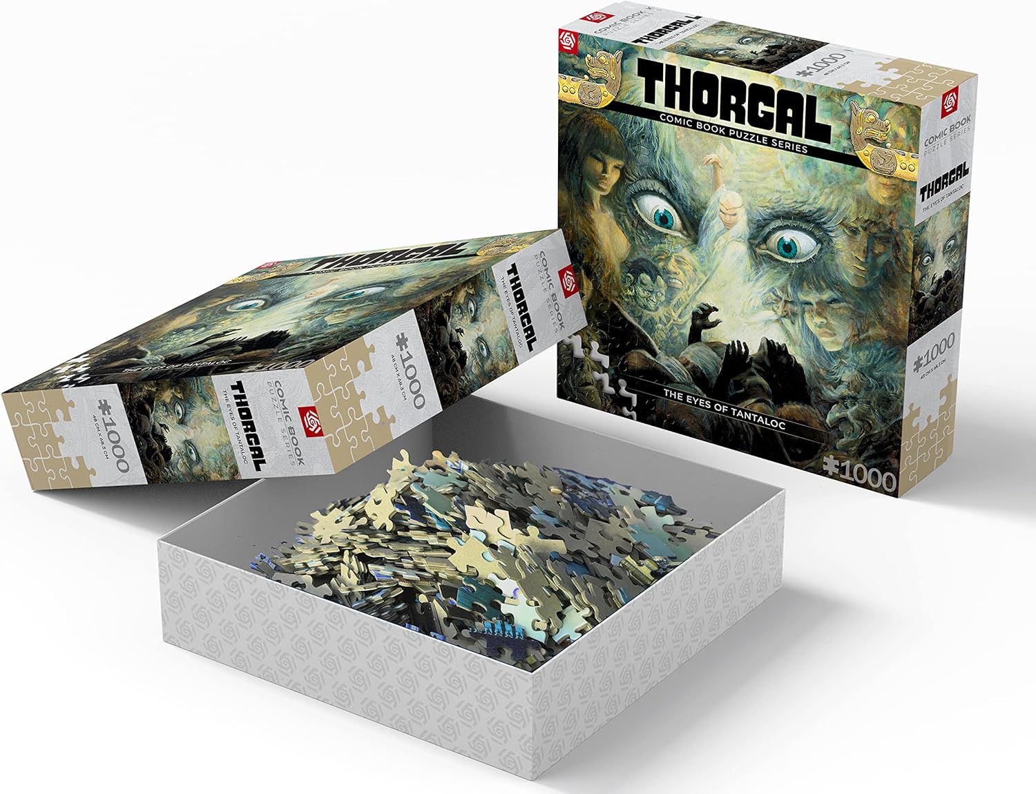 Good Loot Comic Book Puzzle Series Thorgal The Eyes of Tanatloc Jigsaw Puzzles Game puzzles for teens and adults Fun ideas Inspired by a comic strip | 1000 pieces | 68 x 48 cm