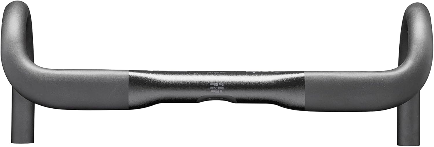 Deda Elementi Zero2 DCR RHM-Evo Drop Handlebar, POB (Polish on Black), 46cm