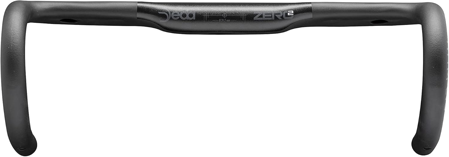 Deda Elementi Zero2 DCR RHM-Evo Drop Handlebar, POB (Polish on Black), 46cm