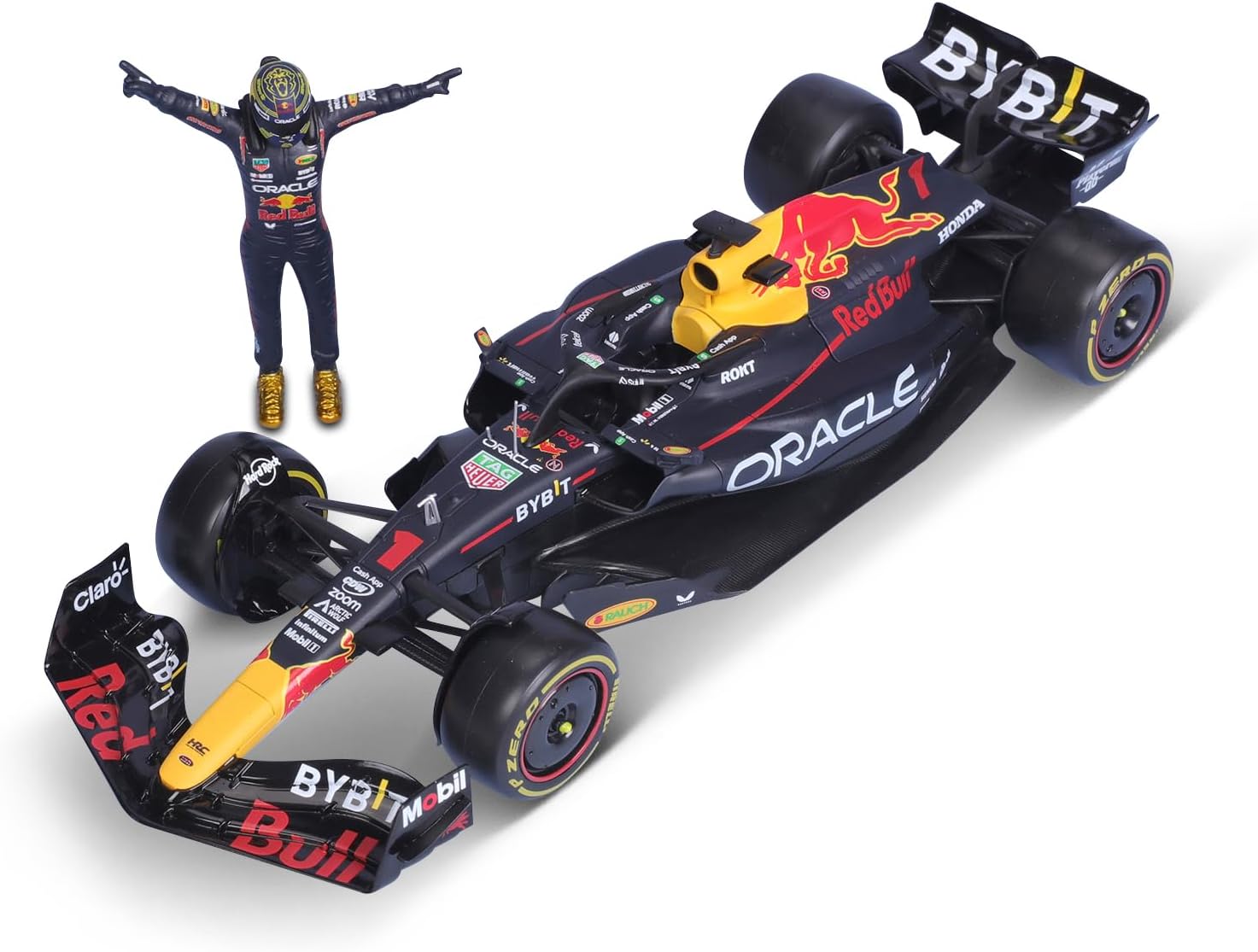 Bburago 1:24 Race Oracle Red Bull Racing RB19 (2023) w/Figure