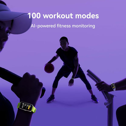 HUAWEI Band 10 Smartwatch Aluminum Alloy Case up to 14 Days Battery Life, iOS & Android, Average Sleep HRV and Sleep Insights with an AI-powered Fitness Monitoring Tracker, Sleep Breathing Awareness