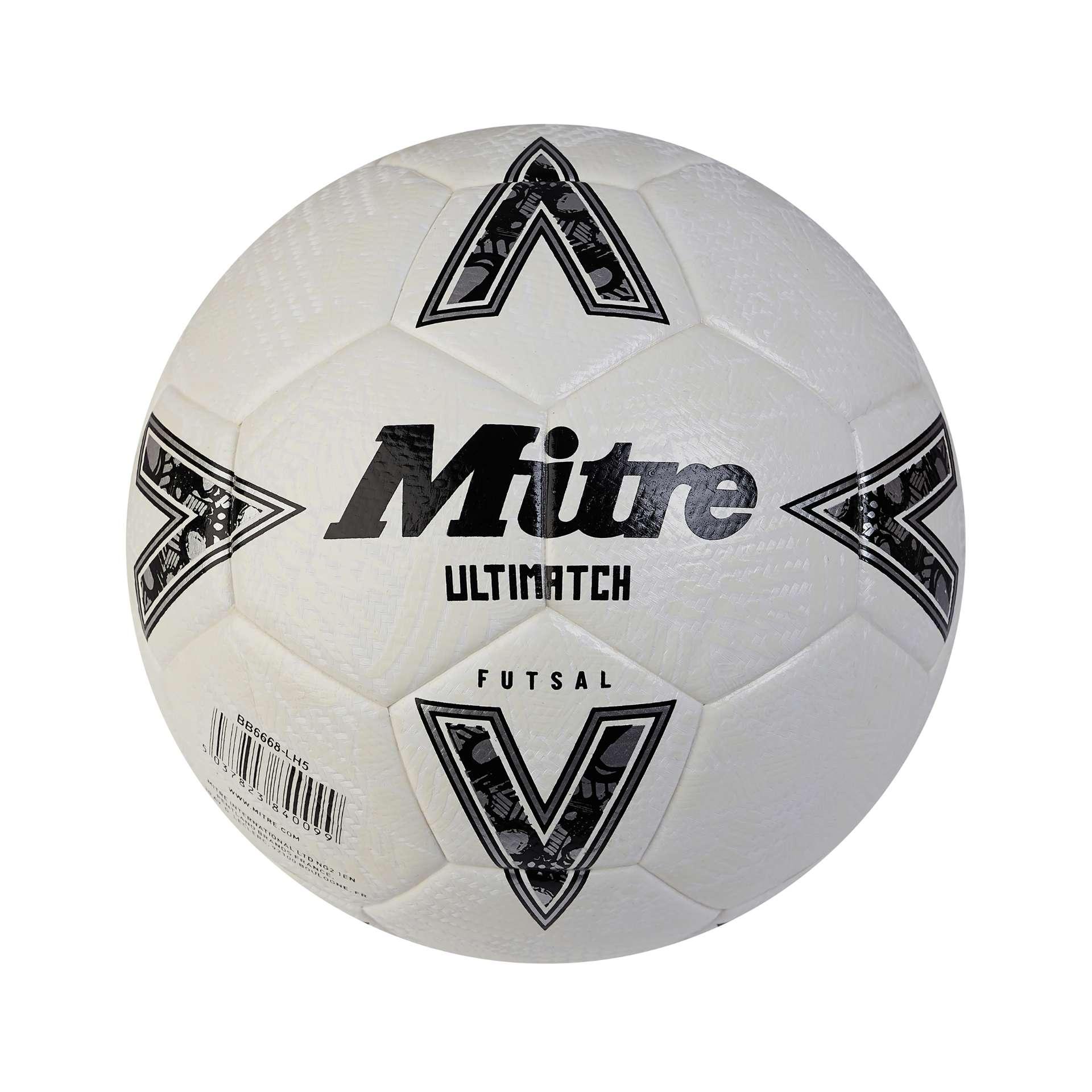 Mitre Ultimatch Futsal 3 White/Black/Silver 3 White/Black/Silver
