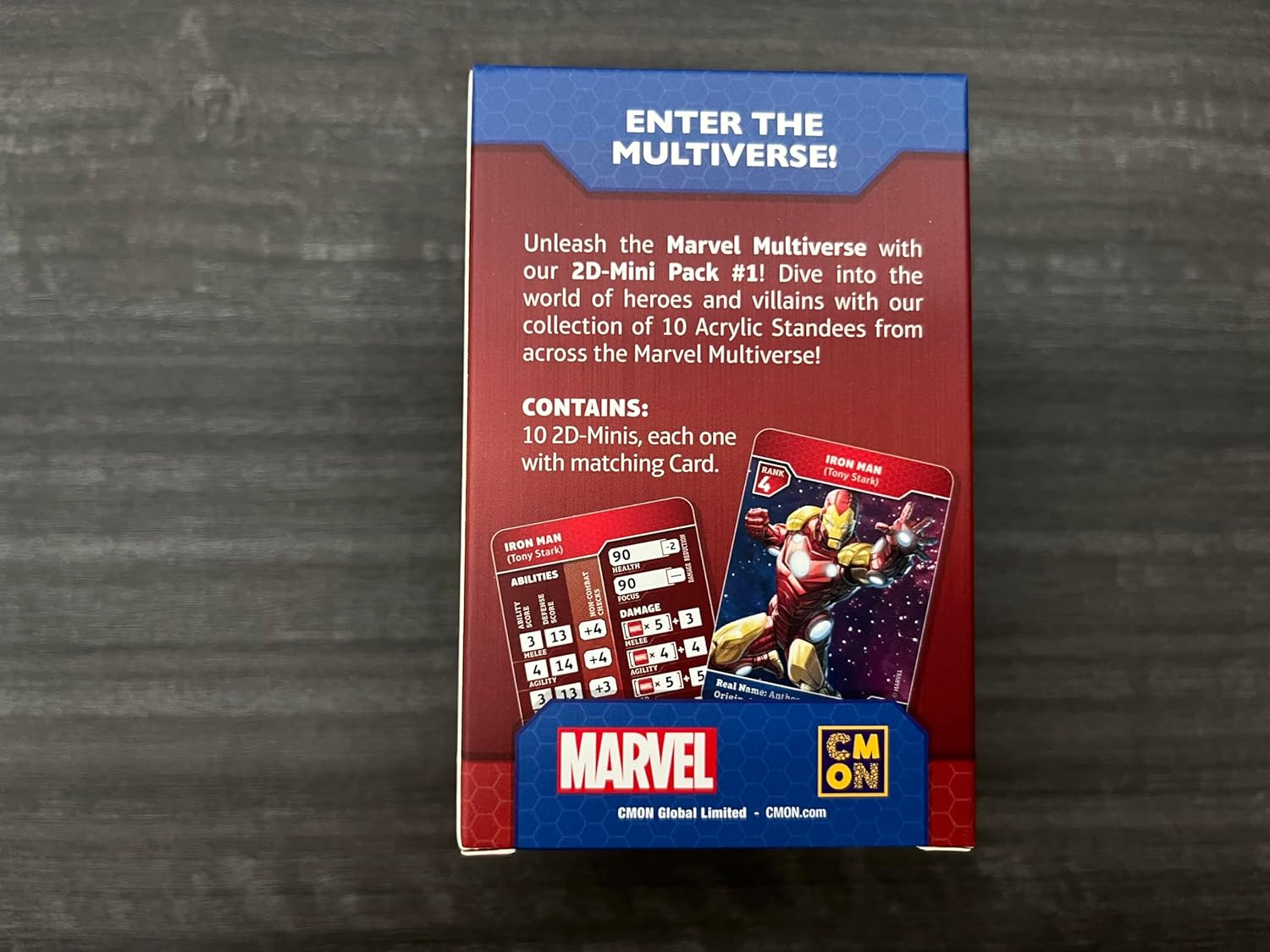 CMON | Marvel Multiverse: 2D - Mini Pack 1 | Role-Playing Game Accessory | Ages 14+ | 2-4 Players