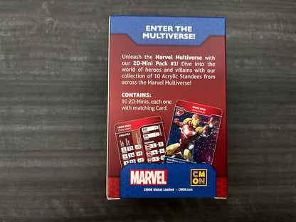 CMON | Marvel Multiverse: 2D - Mini Pack 1 | Role-Playing Game Accessory | Ages 14+ | 2-4 Players