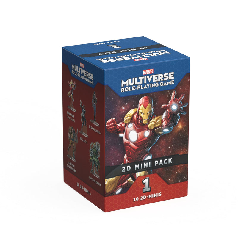 CMON | Marvel Multiverse: 2D - Mini Pack 1 | Role-Playing Game Accessory | Ages 14+ | 2-4 Players