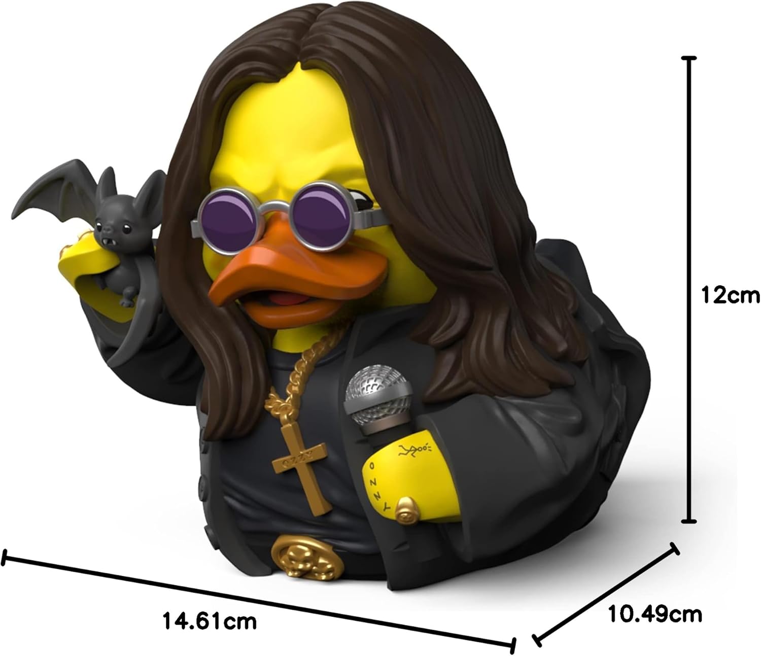 TUBBZ Caja Edición: Music - OZZY Osbourne Figura Coleccionable de Pato de Goma Disfrazado