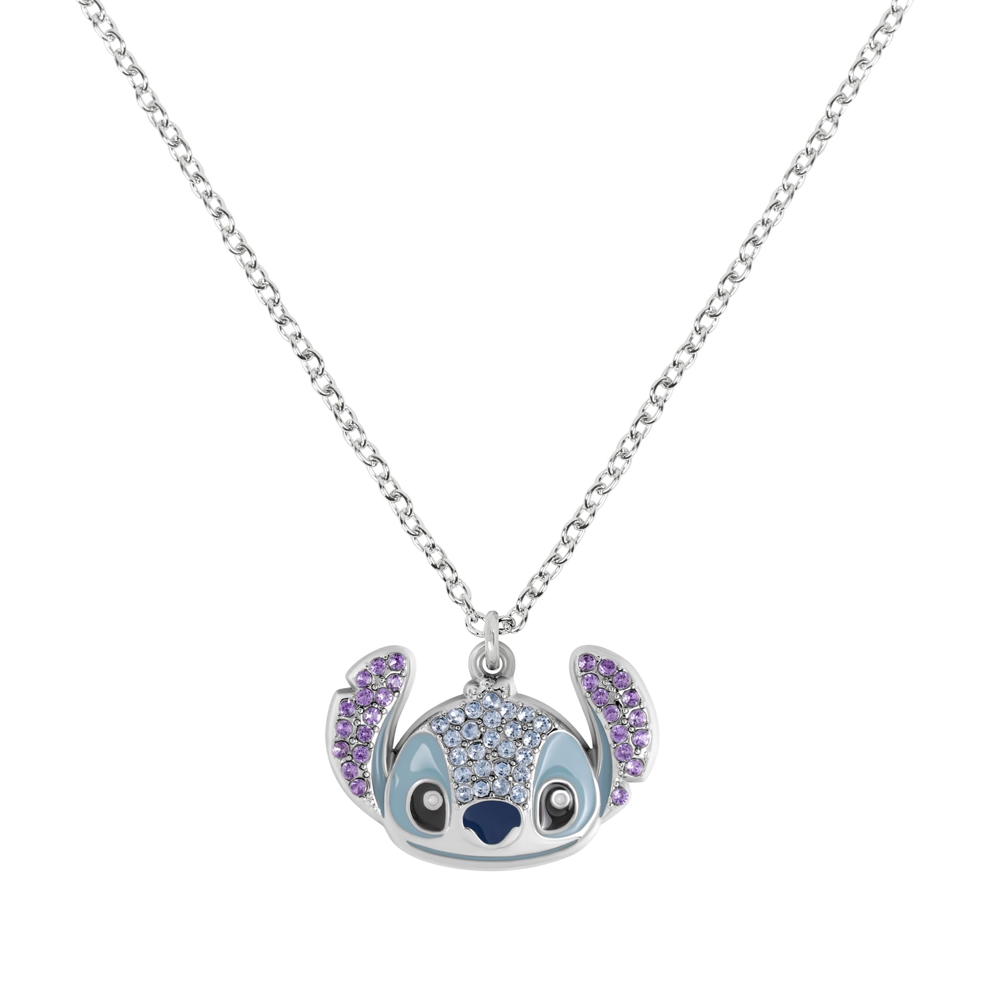 Disney - Stitch Crystal Head Pendant Necklace