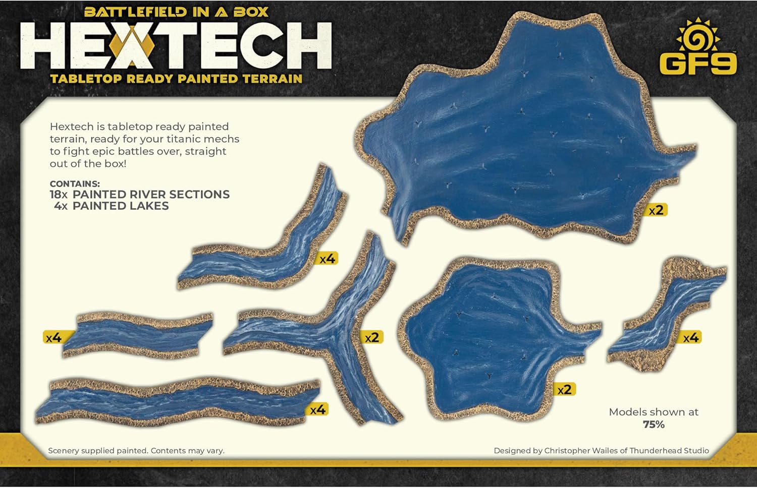 Gale Force Nine - Hextech - Rivers & Lakes