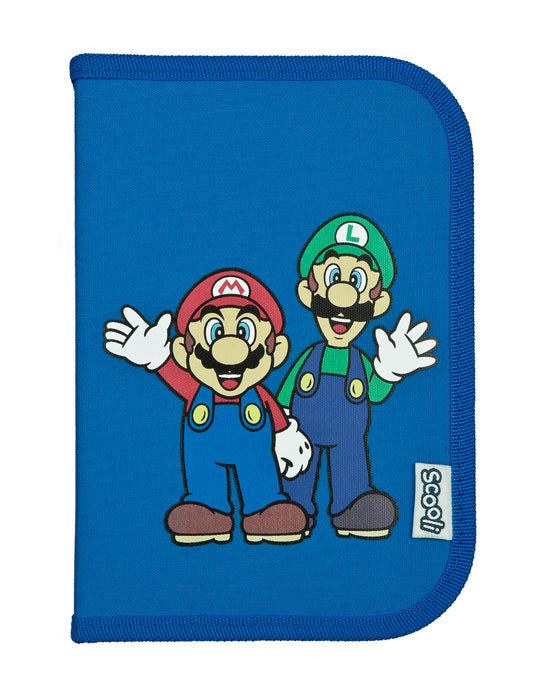 Scooli - Astuccio per la Scuola Super Mario - Astuccio con Penne e Accessori di Alta qualità - Ideale per la Scuola, Il Tempo Libero e i Viaggi - da 6 Anni