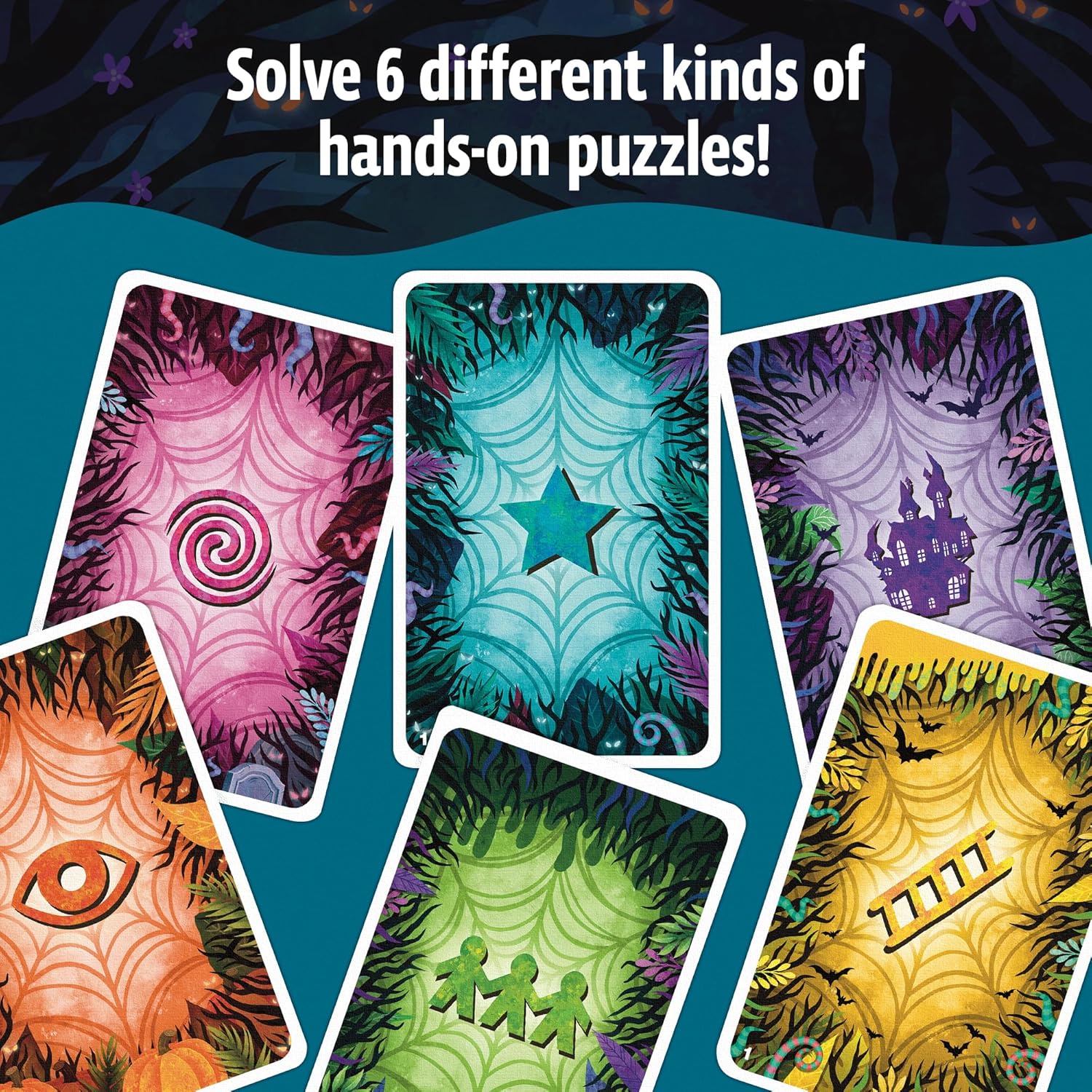 EXIT: The Game - Kids - Midnight Spooktacular, Fun Puzzle Mystery, Cooperative, 1-4 Players