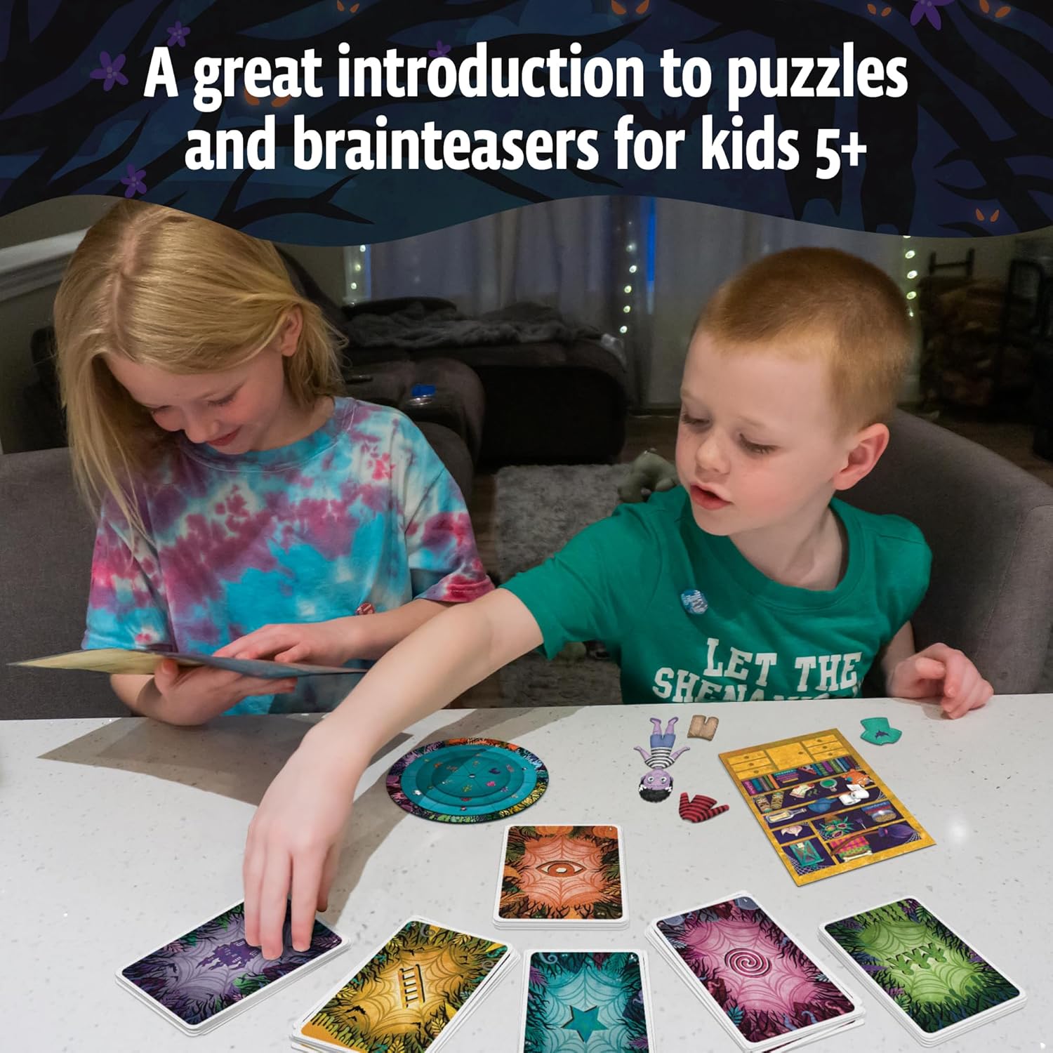 EXIT: The Game - Kids - Midnight Spooktacular, Fun Puzzle Mystery, Cooperative, 1-4 Players