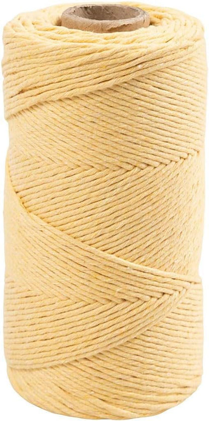 Creativ Company CC Macramé Koord 2 mm 198 m Lichtgeel
