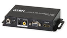 VC812 HDMI to VGA Converter with Scaler (Black) | up to 1080p; 1920 x 1200 | UK | ATEN #1 KVM Market Leader
