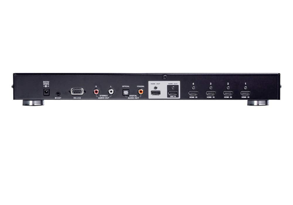 4-Port True 4K HDMI Switch with Dual Output VS482B ATEN, up to 4096 x 2160/3840 x 2160 @ 60Hz (4:4:4) #1 Global KVM Market Leader