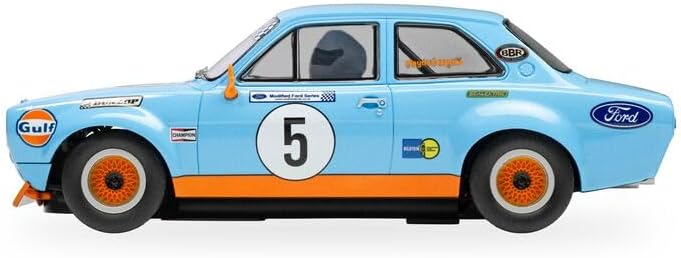 Scalextric Cars - C4530 Ford Escort MK1 – Wayne Crabtree Modified Fords 2023 - Toy Slot Car for use with Race Tracks - Small Kids Gift Ideas for Boy/Girl Ages 3 Accessories