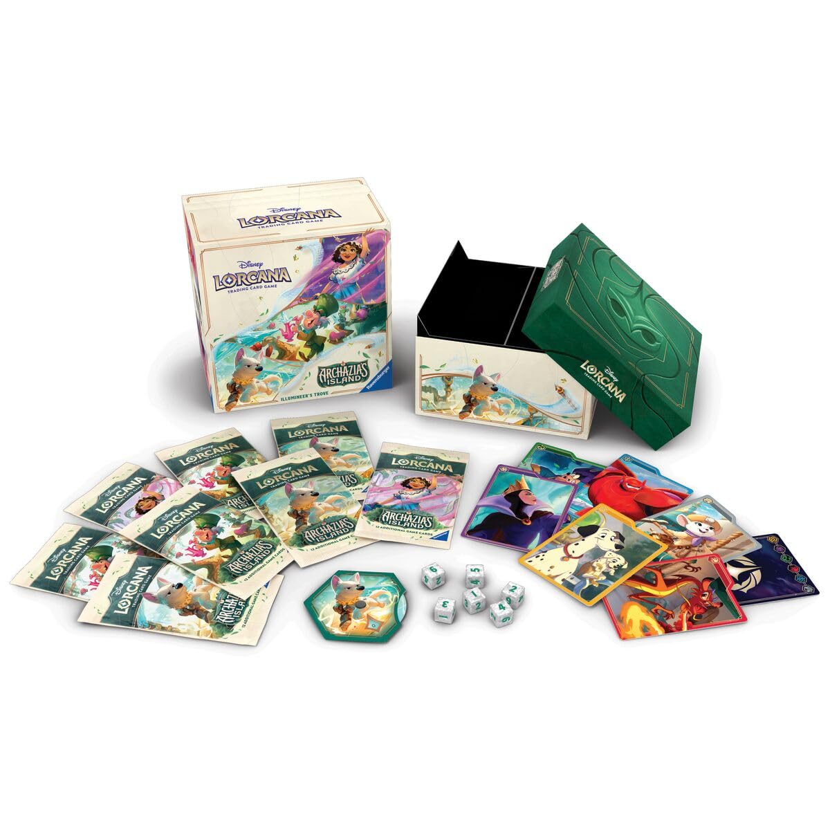 Ravensburger Disney Lorcana Trading Card Game for Adults & Kids Age 8 Years Up - Illumineer's Trove Set 7: Archazia's Island - Collectable TCG