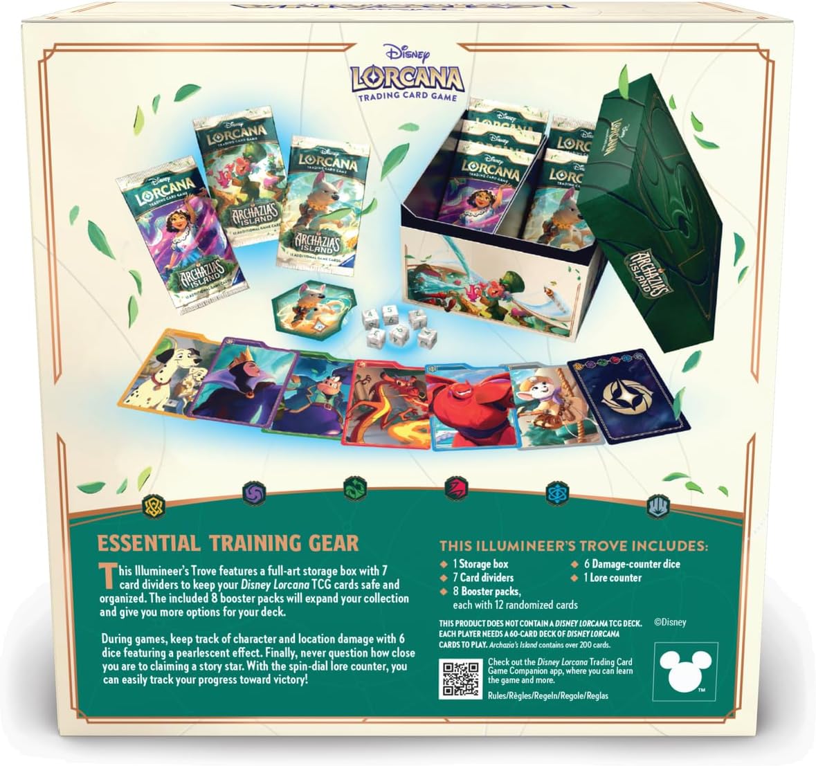 Ravensburger Disney Lorcana Trading Card Game for Adults & Kids Age 8 Years Up - Illumineer's Trove Set 7: Archazia's Island - Collectable TCG