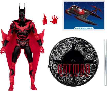 Dc Multiverse Vehicles - Batmobile with L&S (Batman Beyond)(Gold Label