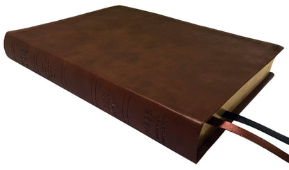 NASB 2020 Large Print Ultrathin Reference Bible, Brown