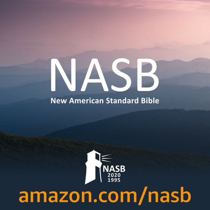 NASB Large Print Compact Bible, Brown, Leathertex, 2020 text