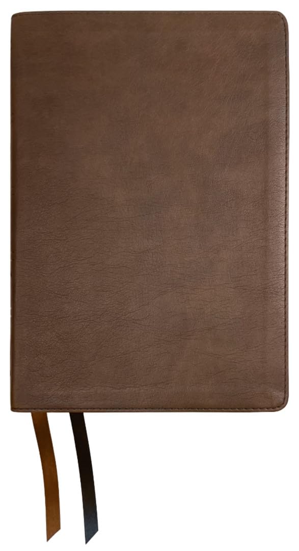 NASB 1995 Side-Column Reference Bible, Brown, Leathertex