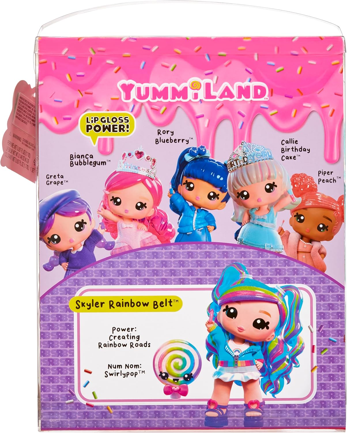 YUMMI LAND Yummiland x Peeps Lip Gloss Doll – Goldie Mallows – Includes 1 Customizable Fashion Doll and Lip Gloss Kit with Exclusive Color, Aroma and Transparent Base, for Kids 4 Years Old