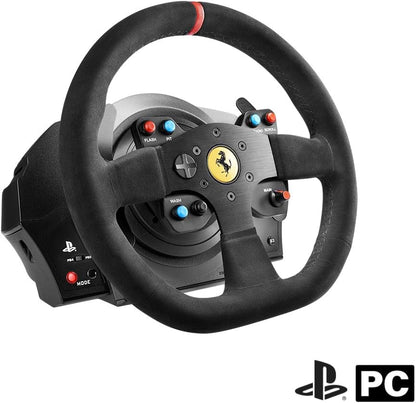 Thrustmaster T300 Integral Alcantara - High-Performance Racing Wheel and Pedal Set with Force Feedback for PC, PS4, and PS5, PS5 Pro