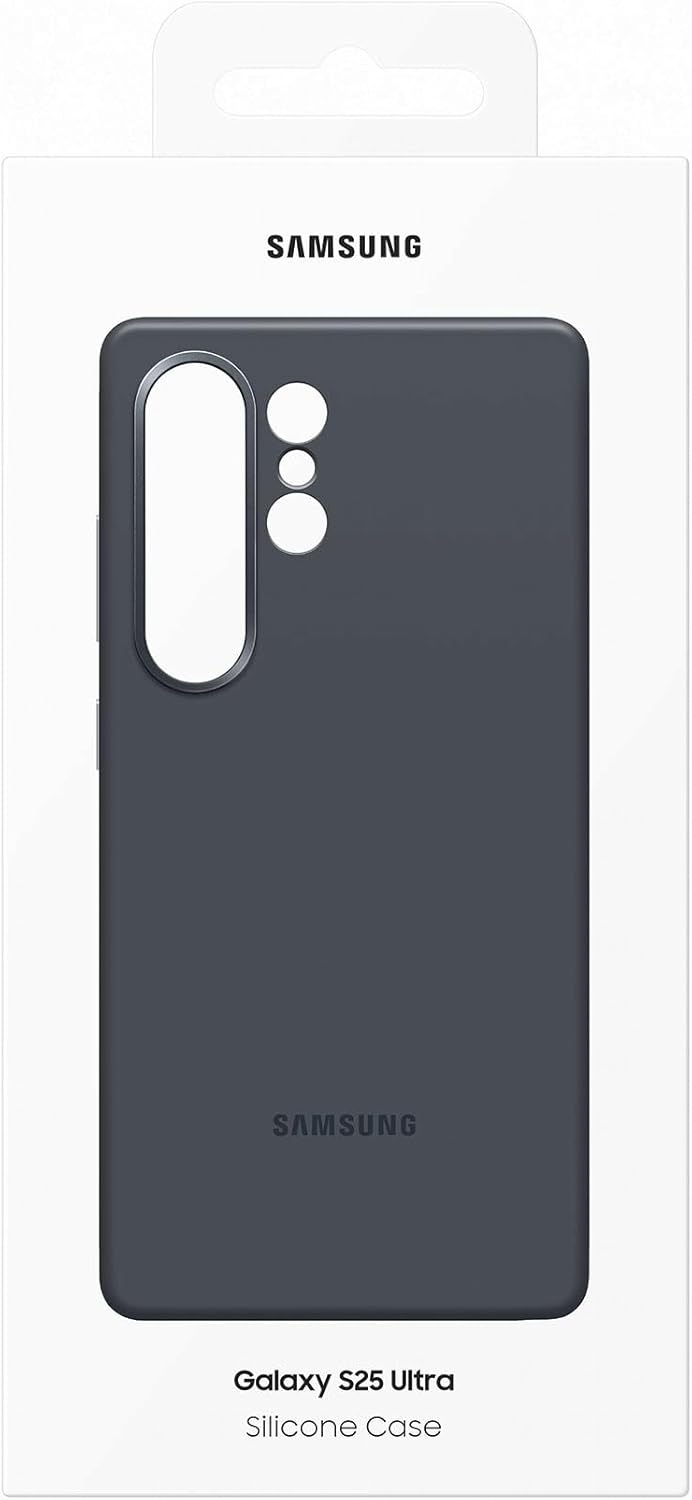 SAMSUNG Galaxy Official Silicone Case for Galaxy S25 Ultra, Black