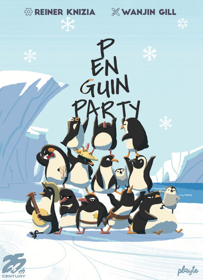 Penguin Party, Cute & Fun Card Game for 2 to 6 Players, by Reiner Knizia - 25th Century Games