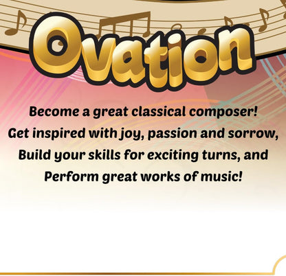 Grand Gamers Guild Ovation - Classical Composer Engine-Building Game for 1-4 Players