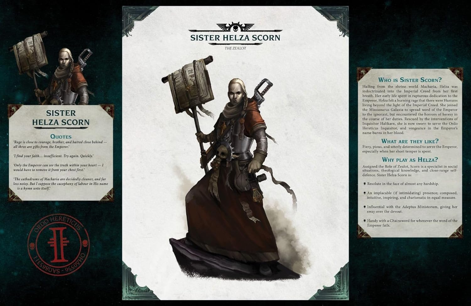 Cubicle 7, WH 40K RPG Imperium Maledictum Munitions Starter Set - Fantasy RPG Starter Set - for 1+ Players, Ages 14+