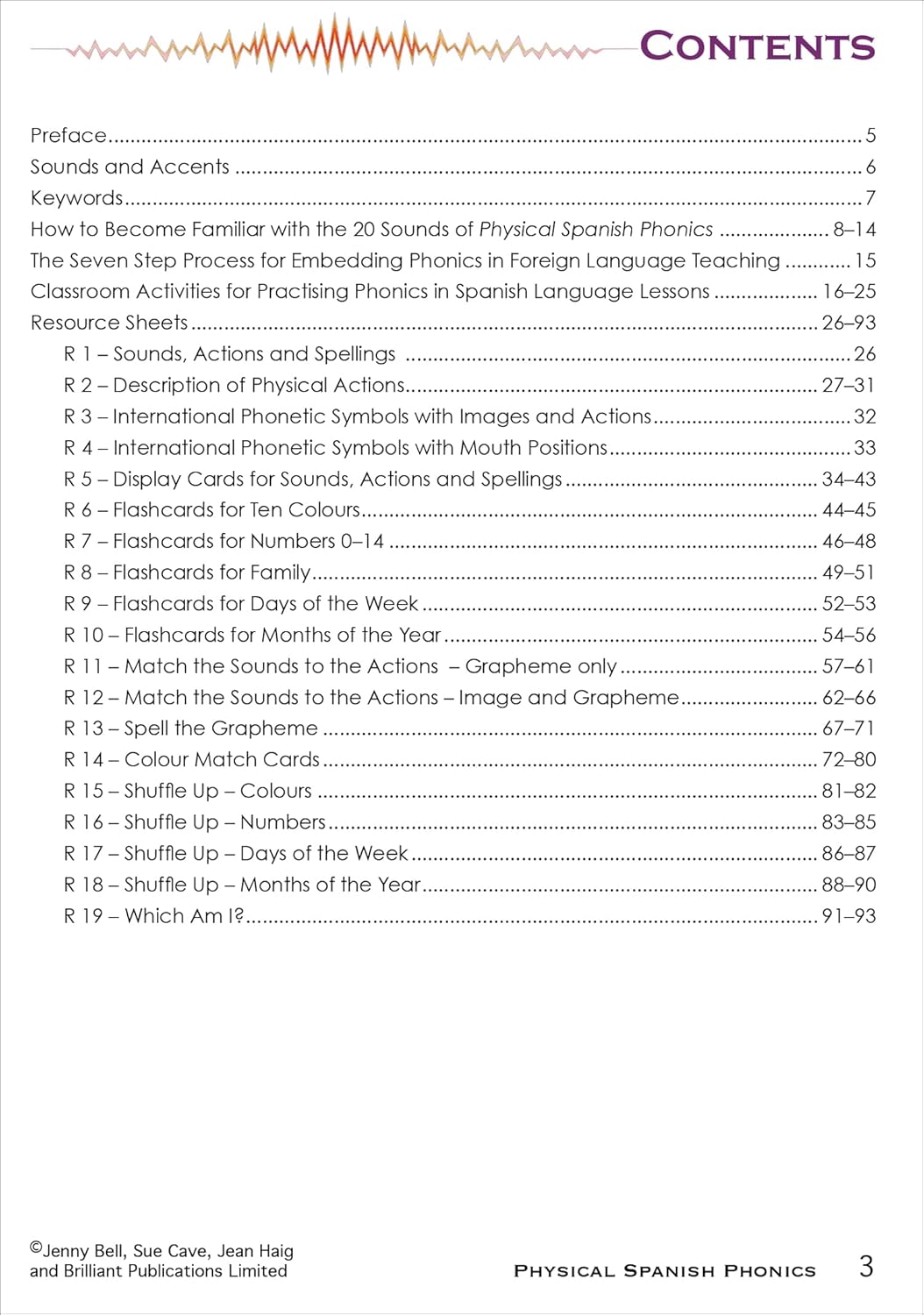 Physical Spanish Phonics