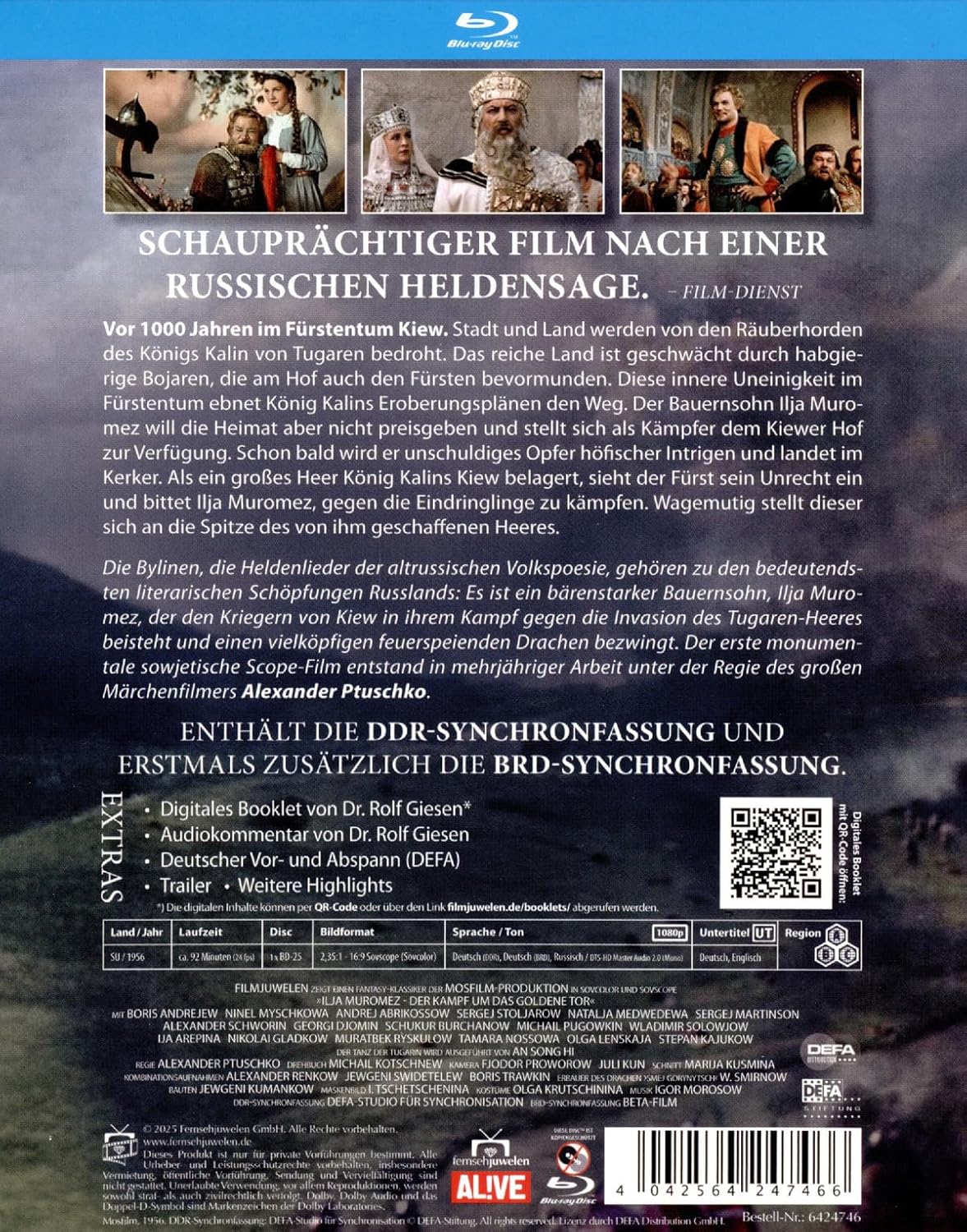 Ilja Muromez - Der Kampf um das goldene Tor (Filmjuwelen / DEFA Fantasy
